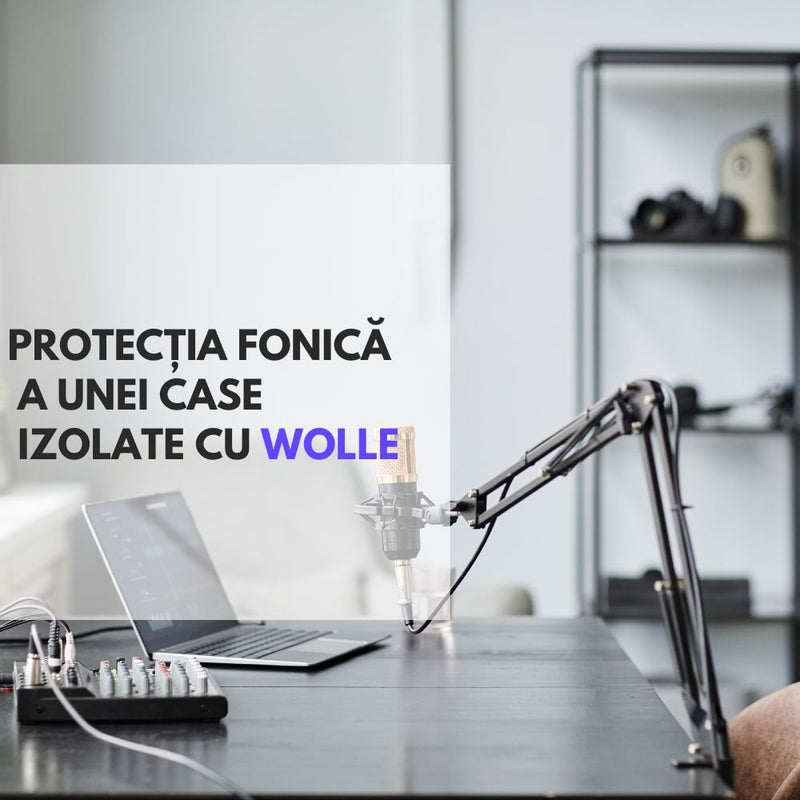 Protecția fonică a unei case izolate cu WOLLE - Isoflect Insulation