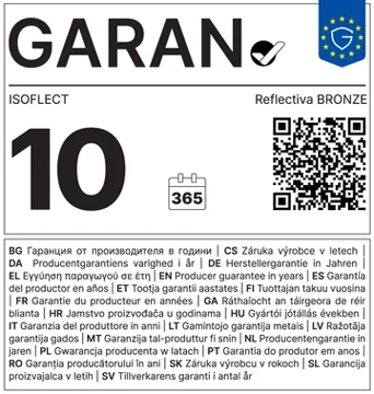 GARAN-garantielabel Reflectiva Bronze