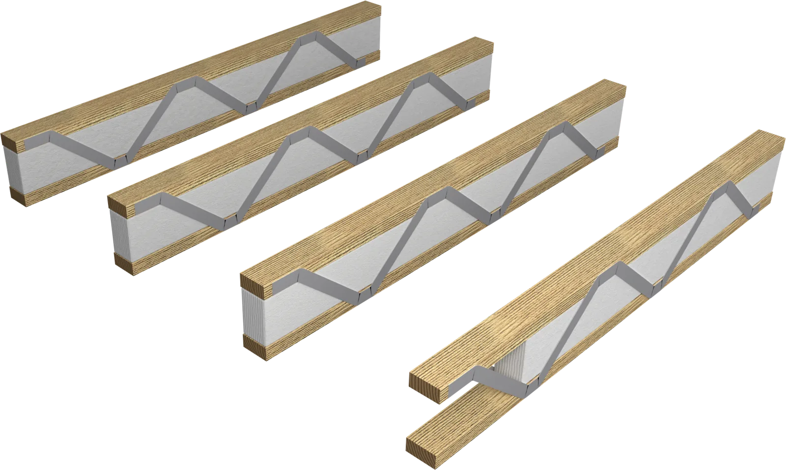 Plancher à poutres Posi Joist remplies de Wolle