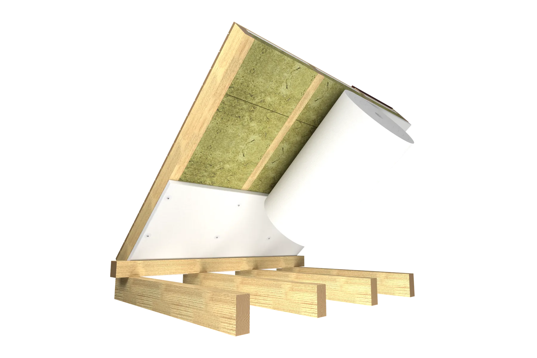 Rendering van de toepassing: Wolle P800 onder de sporen